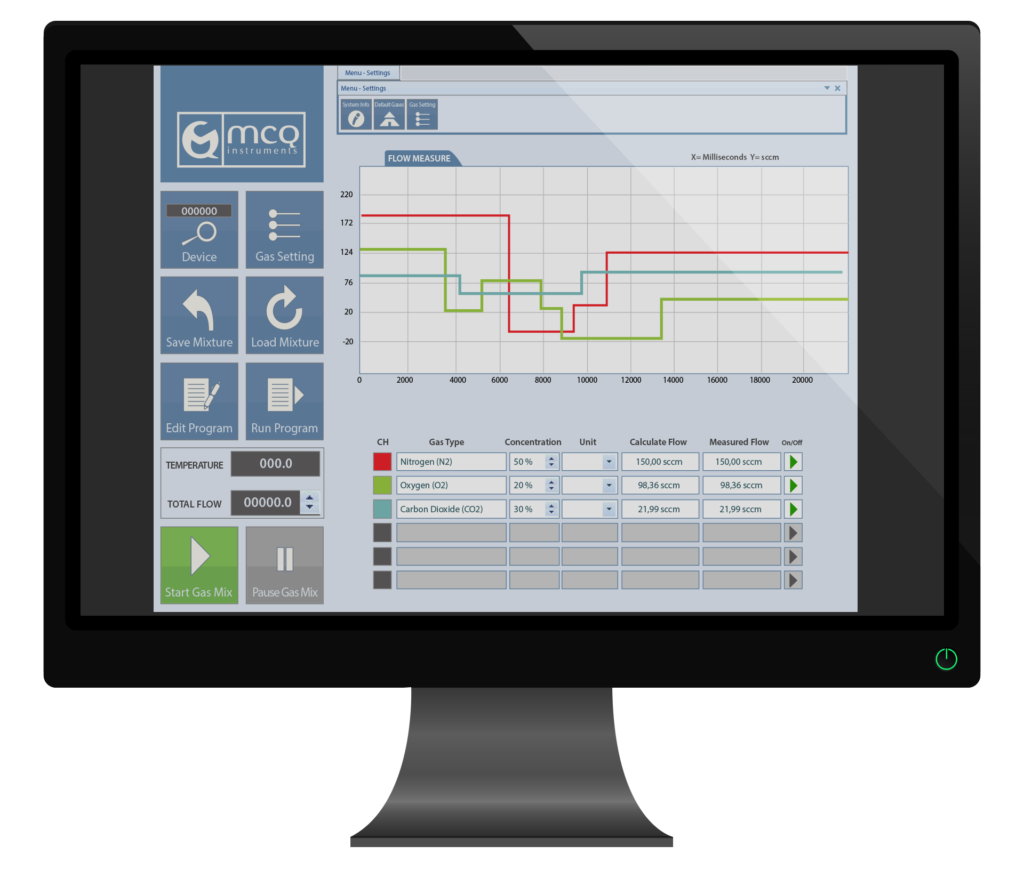 Gas Mixer Software